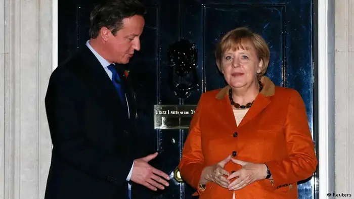 La chancelière allemande Angela Merkel a exhorté la Grande Bretagne á ne pas tourner le dos à l'Europe