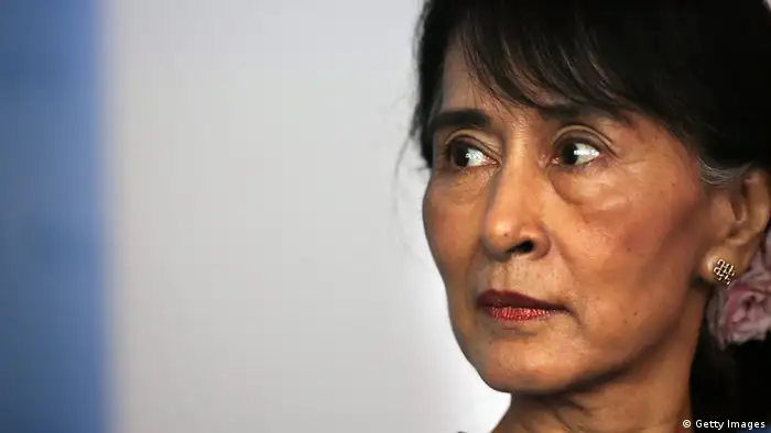 Aung San Suu Kyi UN New York Archivbild (Getty Images)