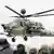 ROSTOV-ON-DON, RUSSIAN FEDERATION: Russian experimental military helicopter MI 28 N 'Night hunter' performs its first flight in a presence of the public at the airfield of Rostvertol plant in Rostov-on-Don city, 31 March 2004. AFP PHOTO/ STRINGER (Photo credit should read STRINGER/AFP/Getty Images)