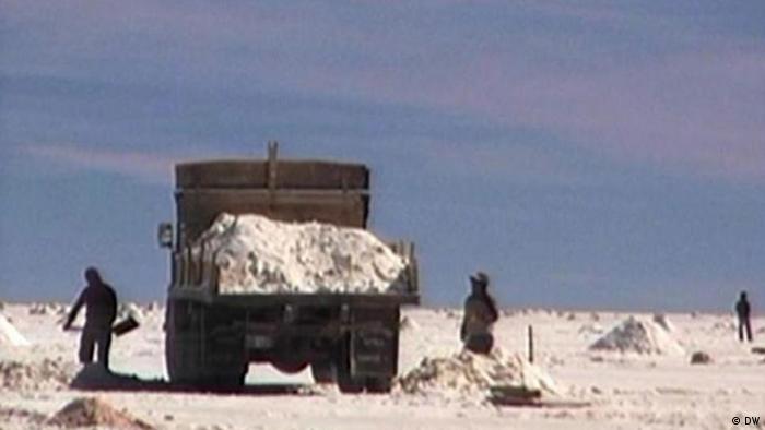 Extracción de litio en Bolivia