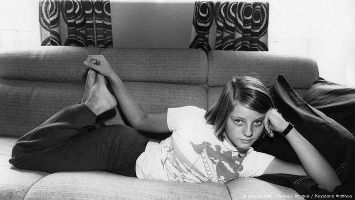 Young Jodie at home in London, 1977