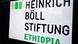 Schild am Eingang der Heinrich-Böll-Stiftung in Addis Abeba (Foto: dpa) Schild am Eingang der Heinrich-Böll-Stiftung in Addis Abeba (Foto: dpa)