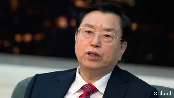 China Kommunistische Partei Kandidat zum Politbüro Zhang Dejiang