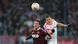 Nuremberg and Bayern players challenge for the ball Nuremberg and Bayern players challenge for the ball