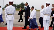 Shugaba Obama na ziyara a Burma