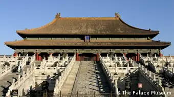 Ausstellung Glanz der Kaiser von China Halle der Höchsten Harmonie