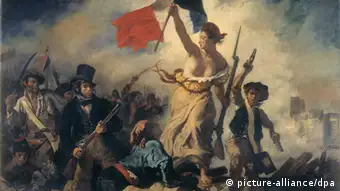Gemälde Delacroix Die Freiheit führt das Volk