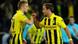 ARCHIV - Dortmunds Marco Reus (l) und Mario Götze am 18.09.2012 im Champions League Spiel Borussia Dortmund - Ajax Amsterdam. Das Glück ist zum Greifen nahe. Nach zwei beschämenden Jahren auf internationaler Bühne will Borussia Dortmund gleich den ersten Matchball in der Champions League nutzen. Bereits mit einem Remis am 21.11.2012 bei Ajax Amsterdam könnte für den deutschen Meister der Traum vom Einzug in das Achtelfinale Wirklichkeit werden. Foto: Marius Becker/dpa (zu dpa «Erster Matchball für den BVB - Zorc: «Das wird kein Selbstläufer»» vom 20.11.2012) +++(c) dpa - Bildfunk+++ ARCHIV - Dortmunds Marco Reus (l) und Mario Götze am 18.09.2012 im Champions League Spiel Borussia Dortmund - Ajax Amsterdam. Das Glück ist zum Greifen nahe. Nach zwei beschämenden Jahren auf internationaler Bühne will Borussia Dortmund gleich den ersten Matchball in der Champions League nutzen. Bereits mit einem Remis am 21.11.2012 bei Ajax Amsterdam könnte für den deutschen Meister der Traum vom Einzug in das Achtelfinale Wirklichkeit werden. Foto: Marius Becker/dpa (zu dpa «Erster Matchball für den BVB - Zorc: «Das wird kein Selbstläufer»» vom 20.11.2012) +++(c) dpa - Bildfunk+++