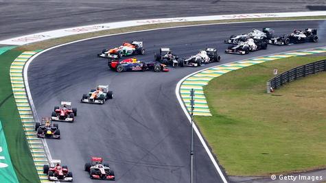 Sebastian Vettel Takes Third Series Championship At 2012 Brazil Formula 1  Grand Prix