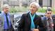 Beratungen der Finanzminister der Euro-Gruppe mit den Spitzen von Internationalem Währungsfonds (IWF) und Europäischer Zentralbank (EZB), ... International Monetary Fund (IMF) Managing Director Christine Lagarde (L) arrives on November 26, 2012 prior to an Eurozone meeting at the EU Headquarters in Brussels. Eurozone finance ministers and other creditors of Greece as IMF and ECB meet for the third time in two weeks on immediate funding to avert a threat of bankruptcy for Greece and to deal with the country's ever-growing mountain of debt. AFP PHOTO GEORGES GOBET (Photo credit should read GEORGES GOBET/AFP/Getty Images) Beratungen der Finanzminister der Euro-Gruppe mit den Spitzen von Internationalem Währungsfonds (IWF) und Europäischer Zentralbank (EZB), ... International Monetary Fund (IMF) Managing Director Christine Lagarde (L) arrives on November 26, 2012 prior to an Eurozone meeting at the EU Headquarters in Brussels. Eurozone finance ministers and other creditors of Greece as IMF and ECB meet for the third time in two weeks on immediate funding to avert a threat of bankruptcy for Greece and to deal with the country's ever-growing mountain of debt. AFP PHOTO GEORGES GOBET (Photo credit should read GEORGES GOBET/AFP/Getty Images)