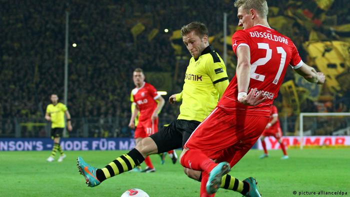 Dusseldorf Hold Mighty Dortmund To Draw At Home News Dw 27 11 2012