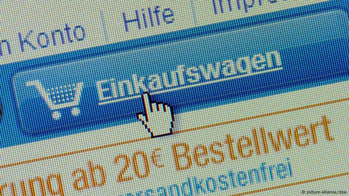 Symbolbild Versandhandel im Internet
