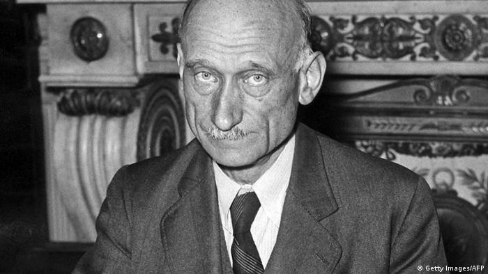 Frankreich Geschichte Außenminister Robert Schuman in Paris Schuman-Plan