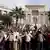 Anhänger von Präsident Mursi demonstrieren vor dem Verfassungsgericht.