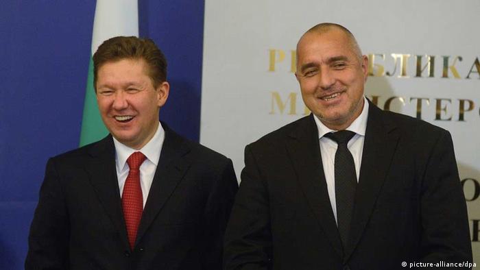Бившият български премиер Бойко Борисов приема в София шефа на Газпром Сергей Милер