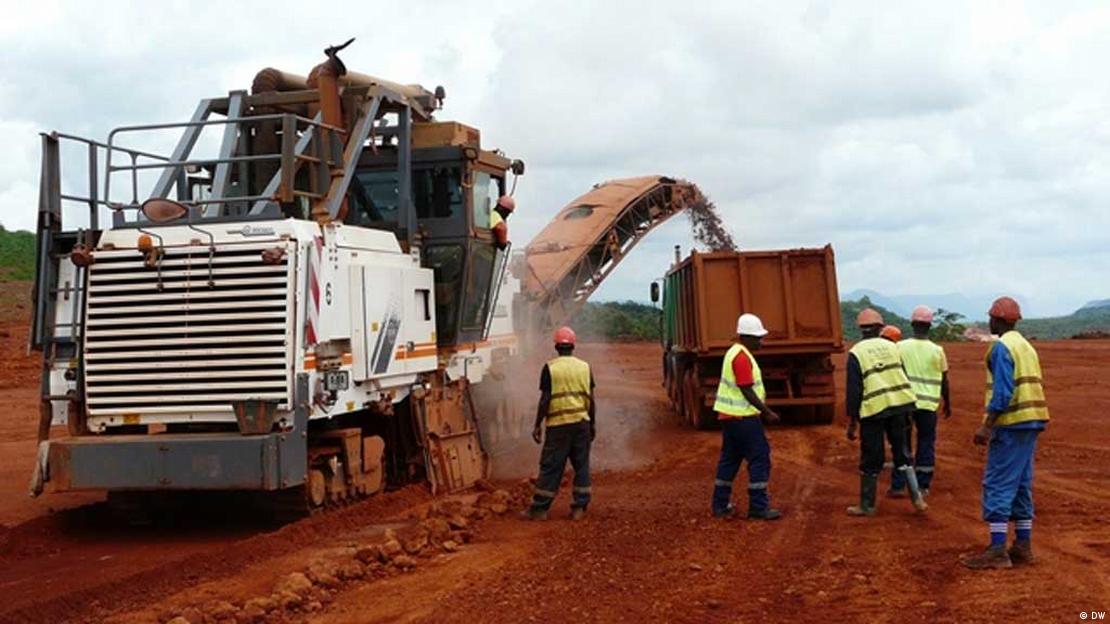 Mines de bauxite de Debelen dans la région de Kindia.