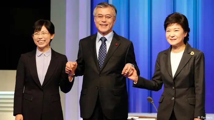 Südkorea Wahlkampf Präsidentschaftswahlen