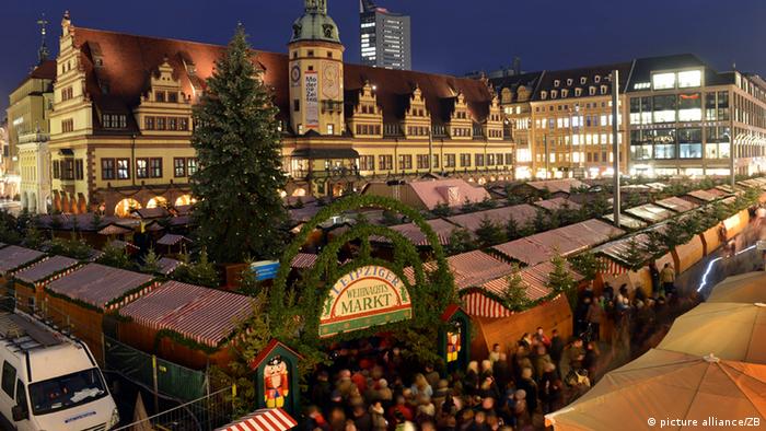 Рождественский базар в Лейпциге