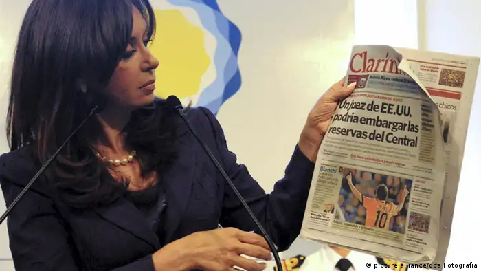 Argentinien Kirchner Zeitung Clarin