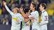 Borussia Monchengladbach's players celebrate after winning the UEFA Europa League football match against Fenerbahce SK on December 6, 2012 at Sukru Saracoglu Stadium in Istanbul. AFP PHOTO/BULENT KILIC (Photo credit should read BULENT KILIC/AFP/Getty Images) Borussia Monchengladbach's players celebrate after winning the UEFA Europa League football match against Fenerbahce SK on December 6, 2012 at Sukru Saracoglu Stadium in Istanbul. AFP PHOTO/BULENT KILIC (Photo credit should read BULENT KILIC/AFP/Getty Images)