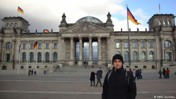 Rami al Demerdach, Student aus Ägypten, der in Deutschland studiert. Bild: 12.09.12, Berlin, Deutschland, Siham Ouchtou/DW