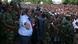 In this Monday, Oct. 22, 2012 photo, Bishop Jean-Marie Runiga, president of rebel group M23, addresses a rally in Bunagana, eastern Congo. Runiga said Saturday that fighting may resume soon in eastern Congo if President Joseph Kabila's government does not negotiate with the M23 rebels. A United Nations report accused Rwanda and Uganda of supporting the rebellion, which the U.N. estimates has caused at least 320,000 villagers in the province of North Kivu to flee their homes this year.(Foto:Stephen Wandera/AP/dapd) In this Monday, Oct. 22, 2012 photo, Bishop Jean-Marie Runiga, president of rebel group M23, addresses a rally in Bunagana, eastern Congo. Runiga said Saturday that fighting may resume soon in eastern Congo if President Joseph Kabila's government does not negotiate with the M23 rebels. A United Nations report accused Rwanda and Uganda of supporting the rebellion, which the U.N. estimates has caused at least 320,000 villagers in the province of North Kivu to flee their homes this year.(Foto:Stephen Wandera/AP/dapd)