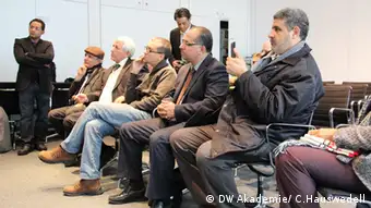 Delegates from Libya at DW Akademie in Bonn (photo: DW Akademie/ Charlotte Hauswedell).