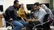 Abu Dief (left), participant of DW Akademie's workshop on video reporting (photo: Nasir Al-Jezairi /DW).