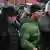 Задержание демонстранта на одной из акций протеста в Москве