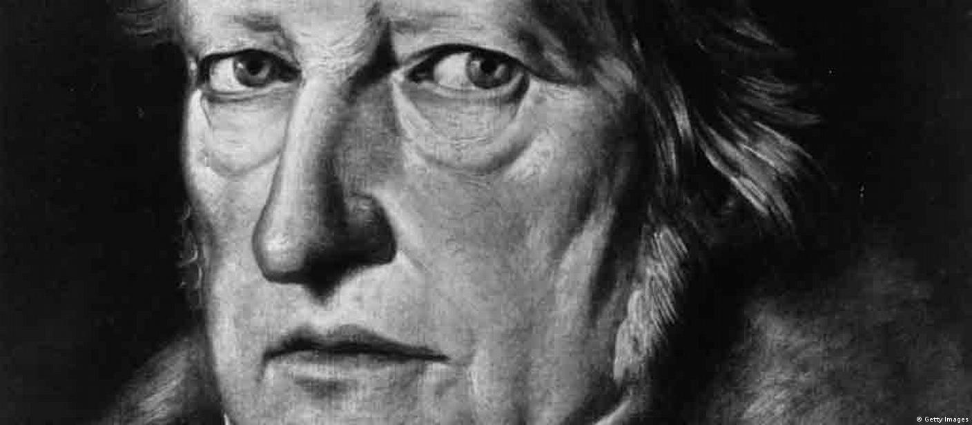 A black-and-white portrait of Georg Wilhelm Friedrich Hegel