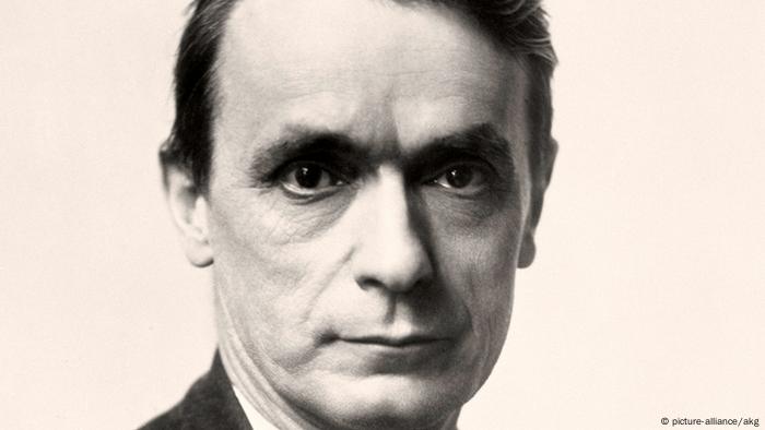 Porträtbild von Rudolf Steiner.