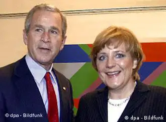 Will Merkel get cosy with Bush as chancellor?