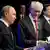 EU Russland Gipfel in Brüssel Pressekonferenz Wladimir Putin mit Herman Van Rompuy und Jose Manuel Barroso