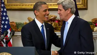 US Präsident Barack Obama und US Senator John Kerry