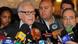 International peace envoy for Syria Lakhdar Brahimi speaks to the media after meeting Syrian President Bashar al-Assad in Damascus December 24, 2012. Brahimi met with President Bashar al-Assad in Damascus on Monday to discuss a solution to the country's 21-month-old conflict. Brahimi told journalists after the meeting that he discussed the situation in Syria overall and gave his views on how to solve the crisis. He said conditions in the country were still poor.(R) Syria's Deputy Foreign Minister Faisal al-Miqdad .REUTERS/Khaled al-Hariri (SYRIA - Tags: POLITICS CIVIL UNREST) International peace envoy for Syria Lakhdar Brahimi speaks to the media after meeting Syrian President Bashar al-Assad in Damascus December 24, 2012. Brahimi met with President Bashar al-Assad in Damascus on Monday to discuss a solution to the country's 21-month-old conflict. Brahimi told journalists after the meeting that he discussed the situation in Syria overall and gave his views on how to solve the crisis. He said conditions in the country were still poor.(R) Syria's Deputy Foreign Minister Faisal al-Miqdad .REUTERS/Khaled al-Hariri (SYRIA - Tags: POLITICS CIVIL UNREST)