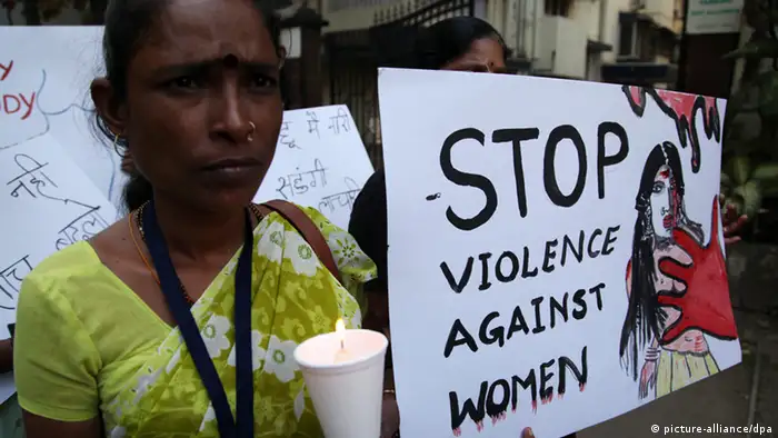 Indien - Proteste gegen die Vergewaltigung einer Studentin