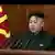 In this Tuesday, Jan. 1, 2013 image made from video, North Korean leader Kim Jong Un speaks on podium in Pyongyang, North Korea. Making his first New Year's speech, Kim called Tuesday for his country to focus on economic improvements with the same urgency that scientists put into the launch of a long-range rocket last month. (Foto:KRT via AP Video/AP/dapd) TV OUT, NORTH KOREA OUT