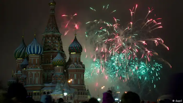 Silvester 2012 Neujahr 2013 Russland