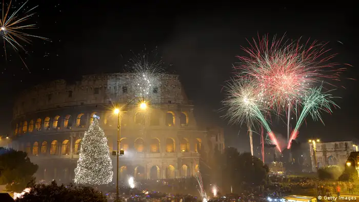 Silvester 2012 Neujahr 2013 Italien