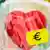 Herz in Frischhaltebox mit Geldscheinen, Symbolfoto Organhandel