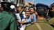 An anti-government protester shouts slogans at Yemeni police during a demonstration against President Ali Abdullah Saleh in Sanaa. 15.02.2011 An anti-government protester shouts slogans at Yemeni police during a demonstration against President Ali Abdullah Saleh in Sanaa. 15.02.2011