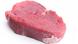 Eine Scheibe rohes Fleisch Eine Scheibe rohes Fleisch
