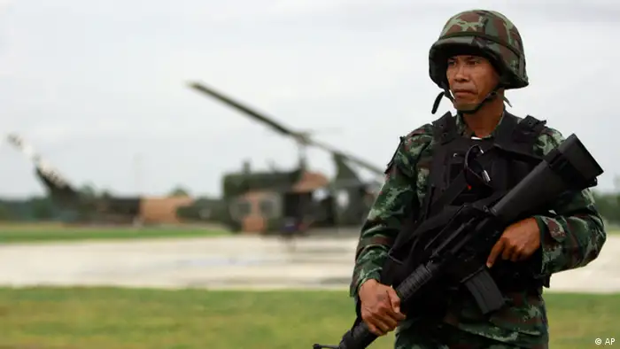 Thailand Separatisten Soldat Pattani Provinz