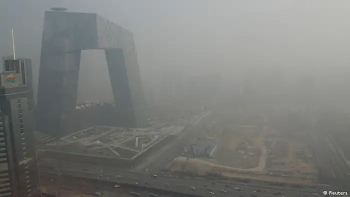 Luftverschmutzung in Peking China