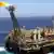Plataforma petrolífera da Petrobras ancorada cerca de 175 quilômetros da costa do Rio de Janeiro