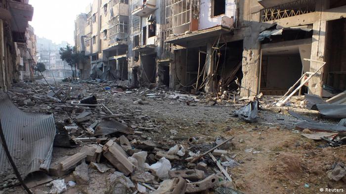 Развалините на сирийския град Хомс
