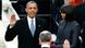 U.S. President Barack Obama (L) is sworn in by Supreme Court Justice John Roberts, as first lady Michelle Obama looks on during inauguration ceremonies in Washington, January 21, 2013 U.S. President Barack Obama (L) is sworn in by Supreme Court Justice John Roberts, as first lady Michelle Obama looks on during inauguration ceremonies in Washington, January 21, 2013
