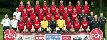 Mannschaftsfoto Saison 2005/06 1. FC Nürnberg