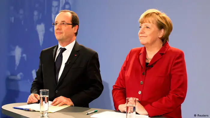 Merkel y Hollande, los actuales líderes al frente del eje franco-germano.