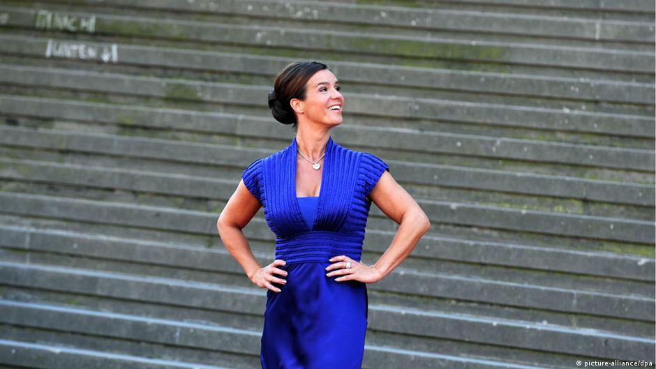 katarina witt blue dress Forward Festival for Creativity